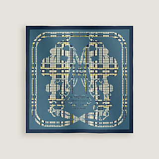 Brides de Gala Tartan handkerchief | Hermès USA